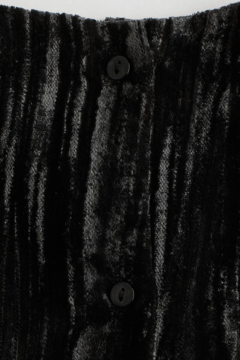 H&M Crushed-velvet dress